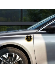 Металлическая эмблема на автомобиль "PEUGEOT" самоклеящаяся